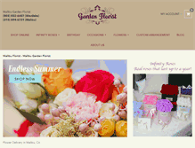 Tablet Screenshot of malibugardenflorist.com